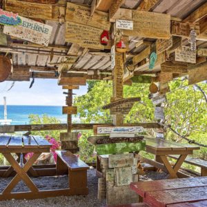 Hang out at Mary’s Shack at Pineapple Beach Club