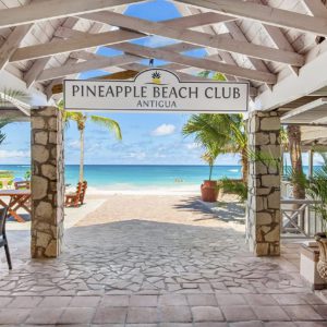 Step in to Pineapple Beach Club