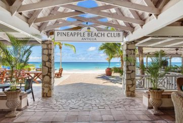 Step in to Pineapple Beach Club