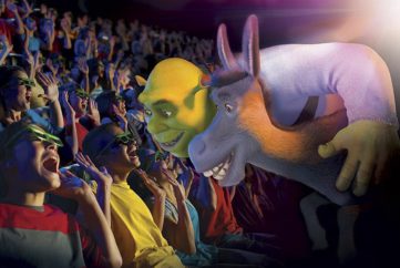 Pop in to Shrek 4-D