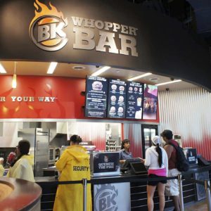 Burger King Whopper Bar