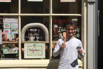 Visit Delphini’s Gelato Totnes